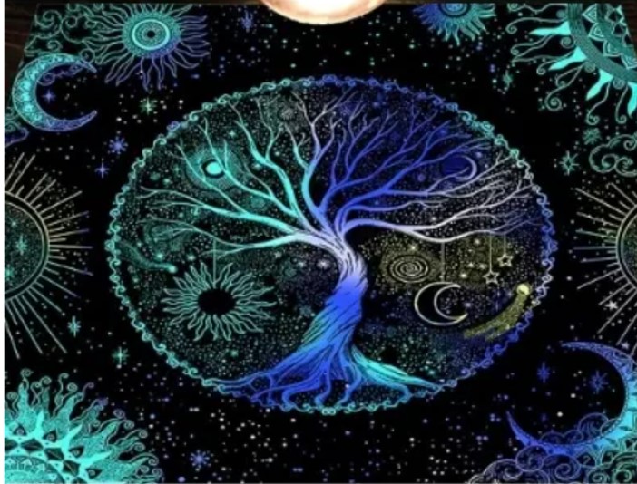 Tela altar árbol de la vida